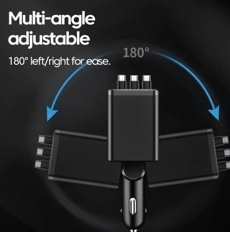 7-in-1 retractable car charger